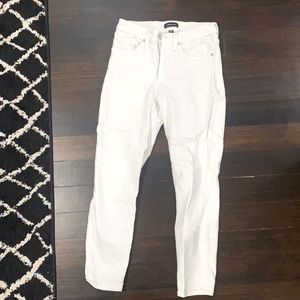 J crew white jeans